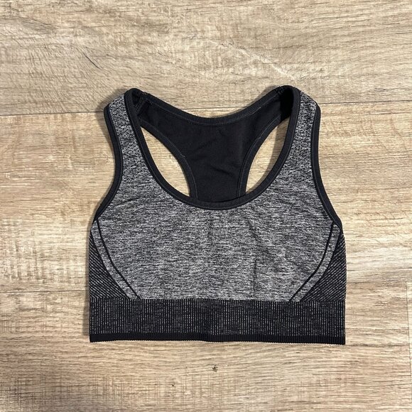 All in Motion Seamless Racerback Sports Bra Grey - Medium - Picture 1 of 3